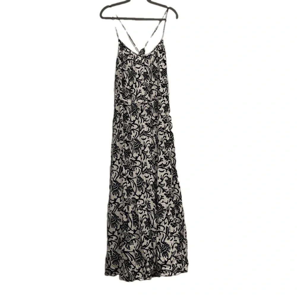LOFT Vine Tie Back Strappy Maxi Dress Dize M - Picture 4 of 5